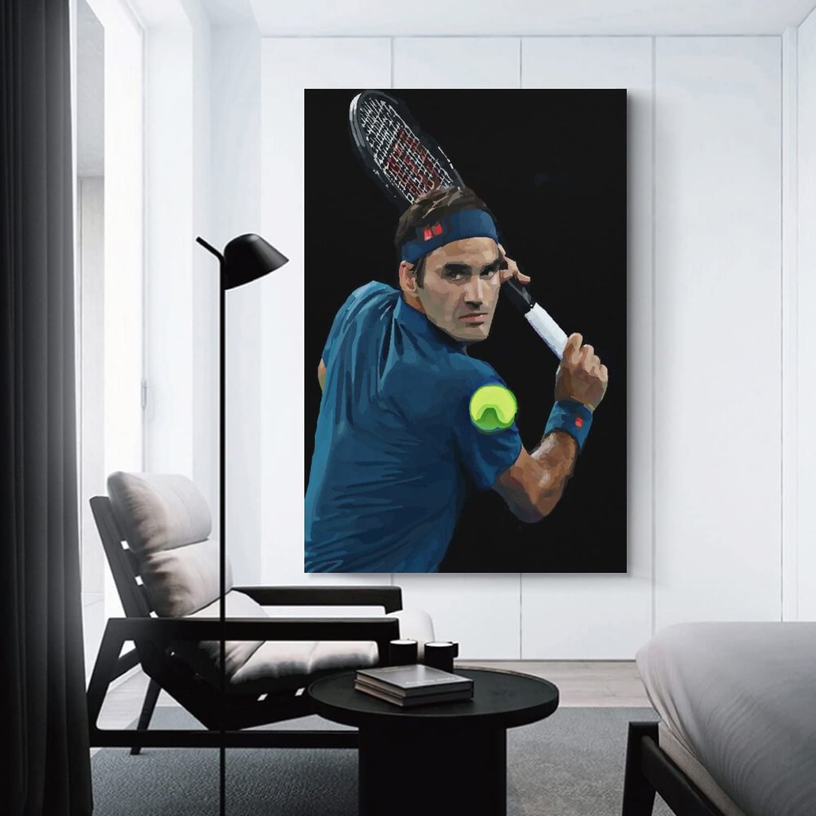 Amazon.co.jp: テニス プレーヤー ロジャー フェデラー 壁の装飾 絵画